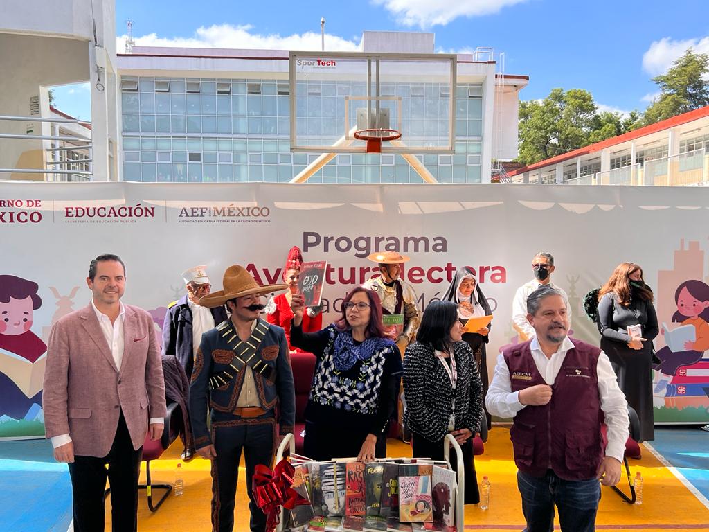 Agradecemos a la Autoridad Educativa Federal en la Ciudad de México (AEFCM) por permitirnos ser parte del lanzamiento del Programa de lectura para estudiantes de educación básica "Aventura lectora". 
<a href="/SEP_mx/">SEP México</a>
<a href="/_AEFCM/">Autoridad Educativa Federal CDMX</a>