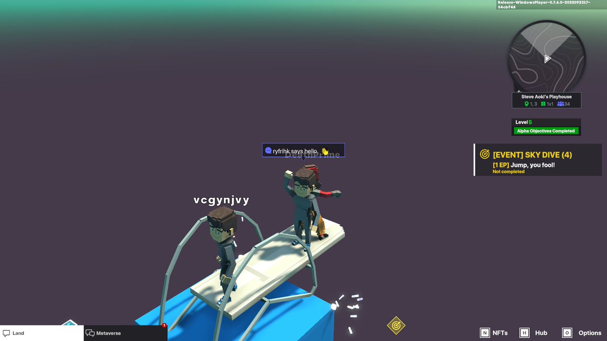 volkovolk1's tweet photo. @TheSandboxGame @steveaoki I just participated in the #SandboxAlphaS3Giveaway for a chance to win 500 SAND! Found the high diving board in @steveaoki's Playhouse, check out my screenshot below!
👇 https://t.co/qJyh7o390Z