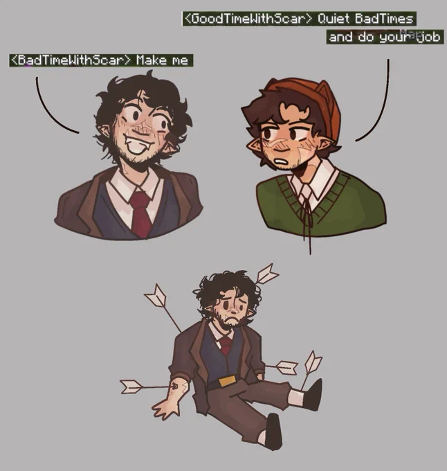 i have no excuse, he's just fun to draw 