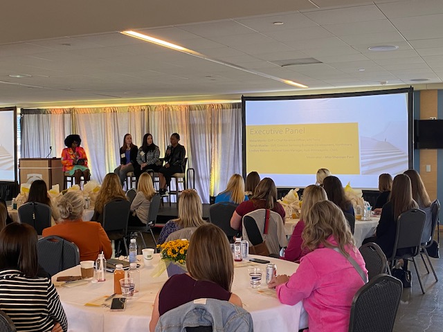 LeadershipLaura's tweet photo. One week later and we are still on cloud 9! The Leadership Delta team was honored to work alongside Pohlad Companies to create a day of connection, inspiration, and community for 200 of their women leaders.

#pohladwomenssummit2022 #empoweringwomen #bethedelta https://t.co/nBAbdORda3