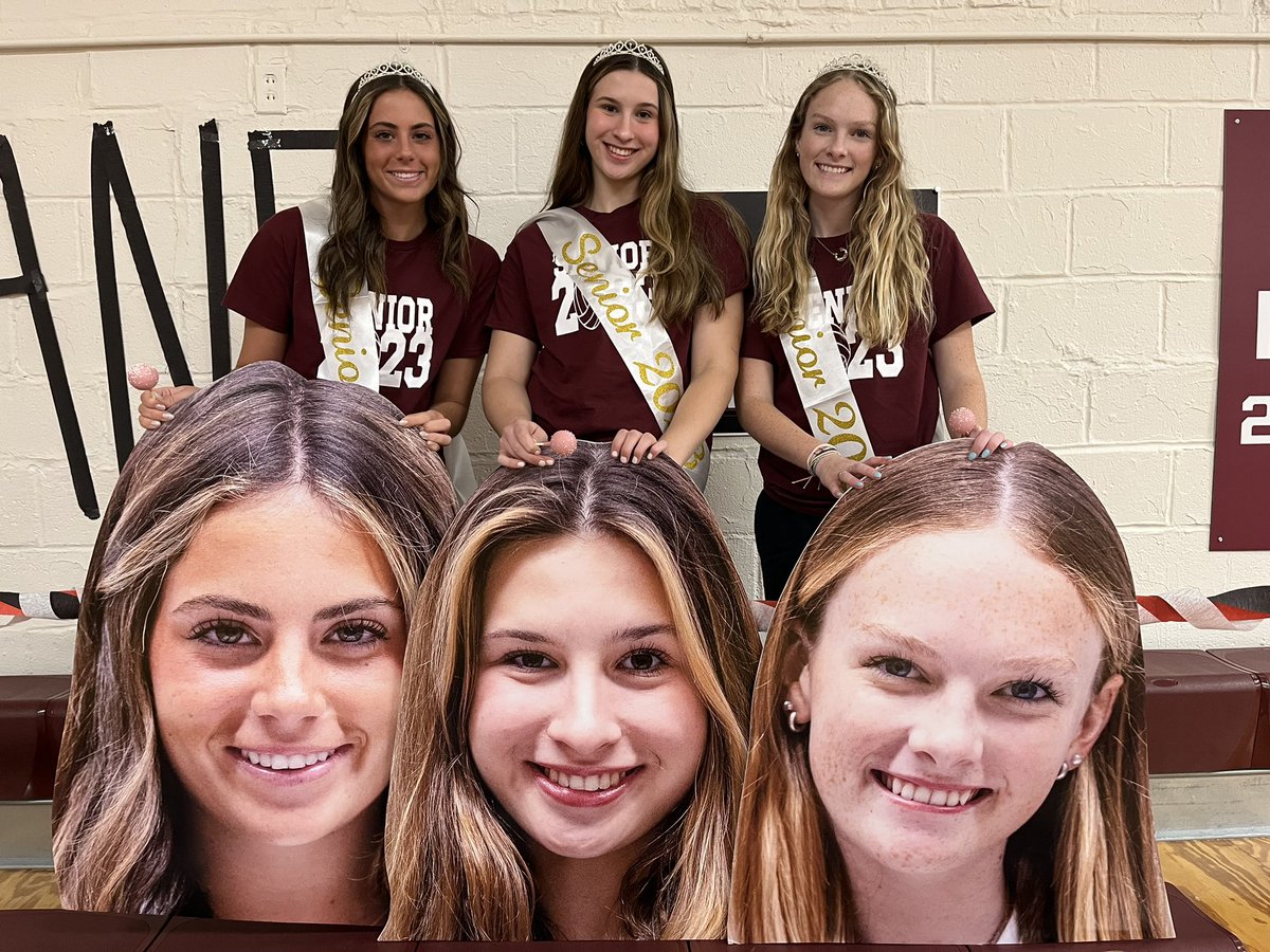 SENIOR NIGHT TONIGHT VS. Fairview! Come and cheer on your Pirates, especially our 3 SENIORS Haddie, Madie, &amp; Clare! ❤️🏐❤️🏐