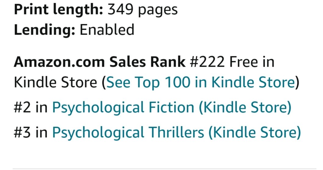 tohailey's tweet photo. So close to #1 Download my book today. Help me get it there!
Dark Drink. https://t.co/DgGwbaGgRw

#thriller #PsychologicalThriller #horror #nightmare #LGBTQIA https://t.co/GRBBIPiVWU