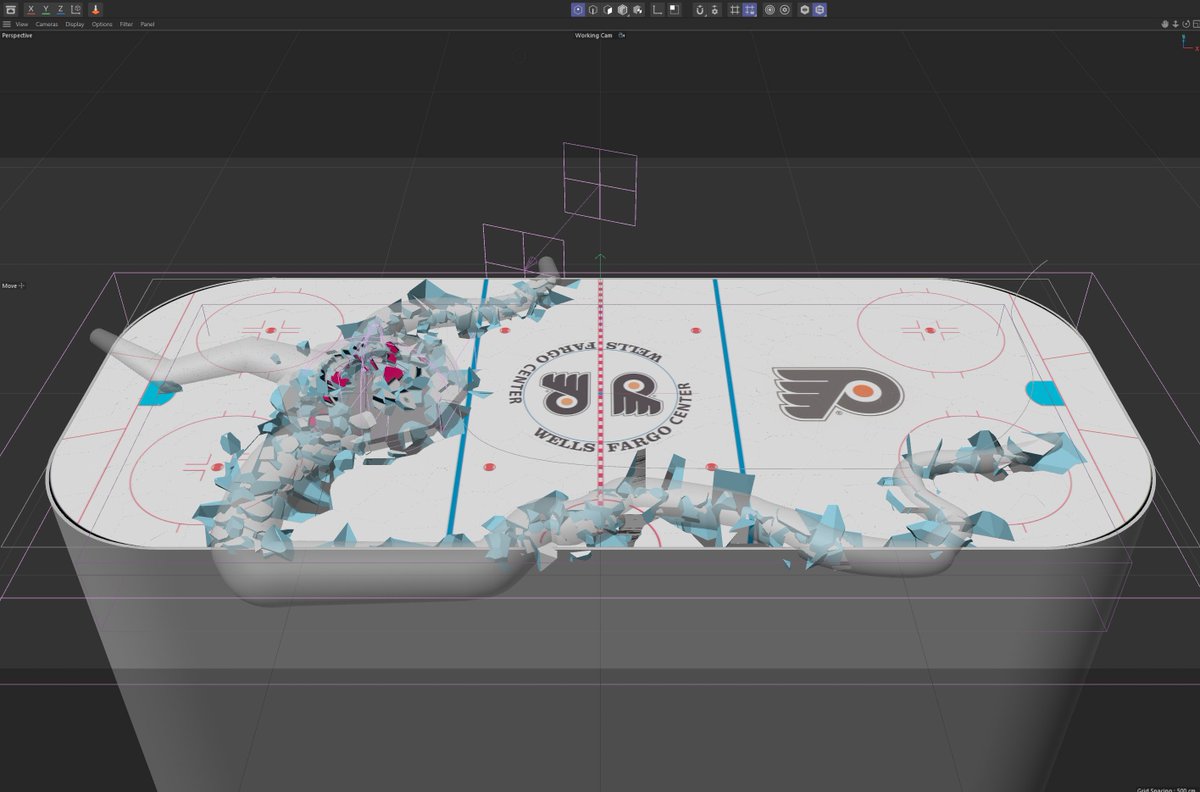 ArenasVFX's tweet photo. I love that I have the ability to art direct my fractures with the #Voronoi system and #Fields inside of @MaxonVFX #cinema4d
This Ice Projection turned out to be so much.
#MoGraph #C4D #3Danimation #FLYERS #VFX #MAXON #VoronoiFracture #DynamicSimulation https://t.co/GOQpk3fa0h