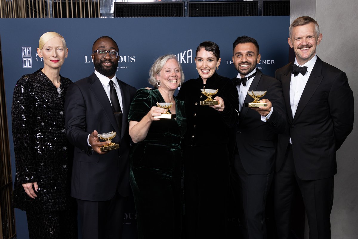 BFI (@bfi) on Twitter photo The inaugural BFI & <a href="/CHANEL/">CHANEL</a> Filmmaker Award winners <a href="/baffakoto/">baff akoto</a> (Queen of Glory), <a href="/samfirthfilms/">Sam Firth</a> (The Wolf Suit), <a href="/Kath_Ferguson/">Kathryn Ferguson</a> (Nothing Compares) and <a href="/Erfan_Saa/">Erfan Saadati</a> (Child of Empire) with BFI Fellow Tilda Swinton and BFI CEO Ben Roberts.
#BFILuminous The inaugural BFI & <a href="/CHANEL/">CHANEL</a> Filmmaker Award winners <a href="/baffakoto/">baff akoto</a> (Queen of Glory), <a href="/samfirthfilms/">Sam Firth</a> (The Wolf Suit), <a href="/Kath_Ferguson/">Kathryn Ferguson</a> (Nothing Compares) and <a href="/Erfan_Saa/">Erfan Saadati</a> (Child of Empire) with BFI Fellow Tilda Swinton and BFI CEO Ben Roberts.
#BFILuminous