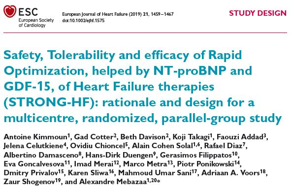SJGreene_md's tweet photo. 🚨STRONG-HF #RCT 
 -rapid sequence, high-intensity initiation/titration of #GDMT in combo with NTproBNP testing 

vs

-usual care.

‼️ Terminated early for efficacy (180d☠️or HF🏥)!

Huge day for #GDMTworks &amp; rapid sequence/simultaneous initiation. Congrats @AlexMebazaa &amp; team! https://t.co/Qruq1ScOkg