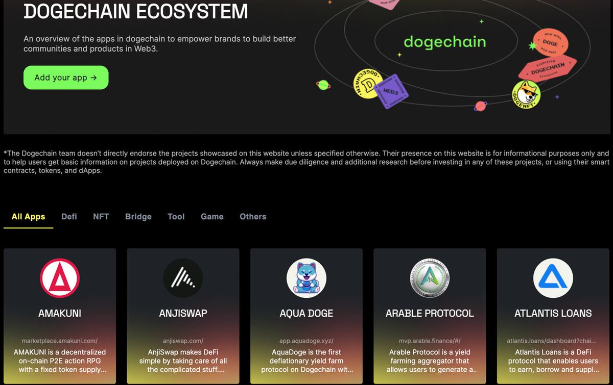 anji_eco's tweet photo. AnjiSwap Multi-DEX swap has officially listed on @DCecosystem.

https://t.co/SacY4mRACf

#DogeChain #DC https://t.co/Yrh3zfzCdy