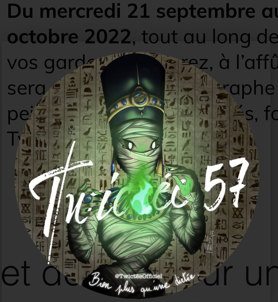 " À mon avis, la dictée n'est ni très difficile ni très facile, il y avait des pièges et elle était courte. Donc c'était une dictée de niveau intermédiaire."M. 
<a href="/TwicteeOfficiel/">TwictéeOfficiel</a>