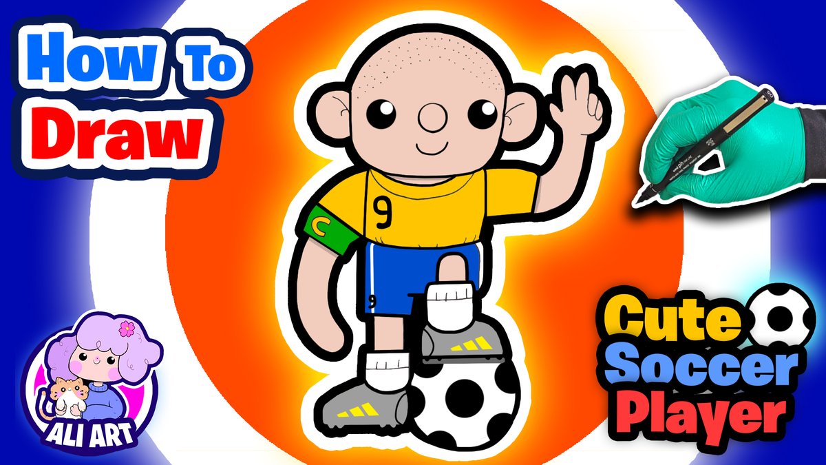 LebaschiAli's tweet photo. How to Draw a Soccer Player Cute Boy Step By Step Tutorial Drawing With ... https://t.co/pgb0wlNxin via @YouTube #howtodraw #drawing #cute #soccer #fifa #art #ali_art #aliart #art_For_Beginners #drawing_easy #easydrawing #drawingtutorial #drawingtutorial #football https://t.co/0wTYXuqphj