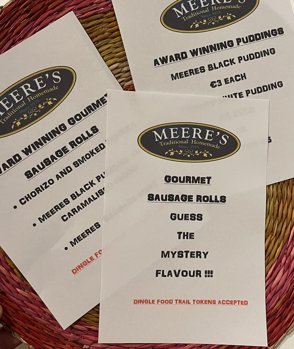Meerespuddings's tweet photo. We are almost ready for …@dinglefoodfest #DFF2022 @BlasNahEireann @TrevisGleason @KennedysButcher https://t.co/NWHdn4JiTV