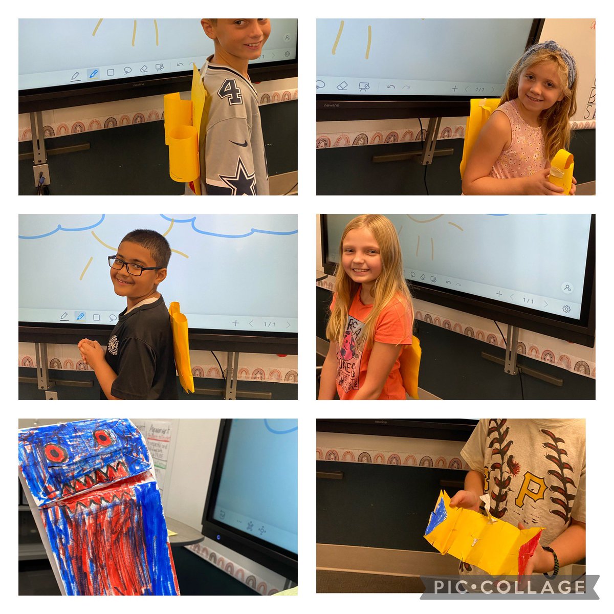MrsKPirani's tweet photo. My scholars presented their knowledge of different states of matter! They created superheroes’ costumes with gas-like properties, puppets that went through different states of matter, and a models of solid, liquid, and gas! @canSTEM #BeCannonProud https://t.co/taVkw0uHYW
