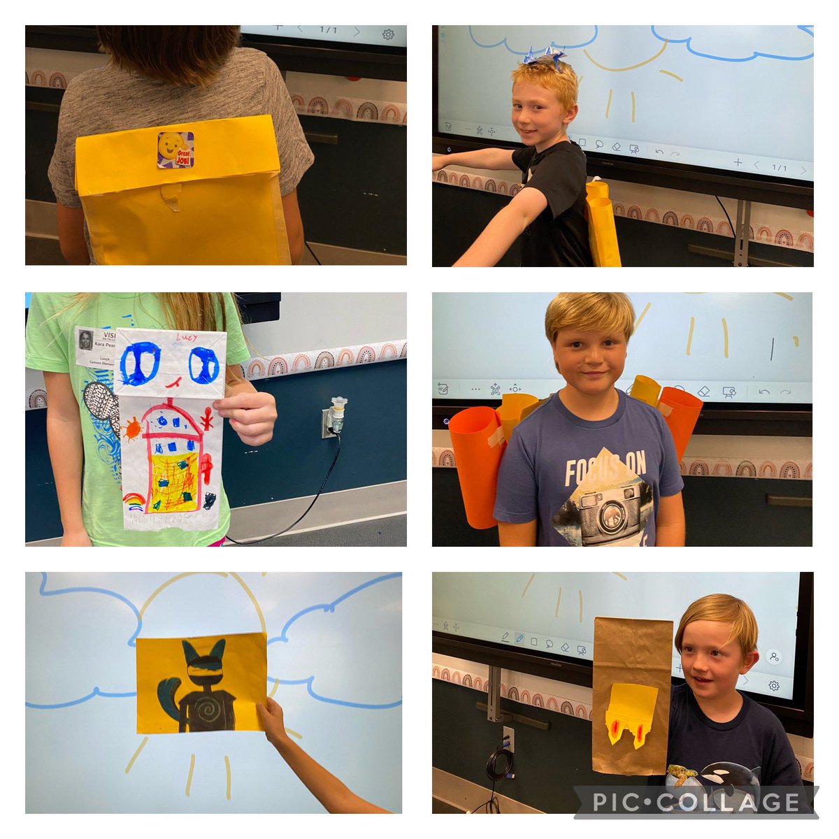 MrsKPirani's tweet photo. My scholars presented their knowledge of different states of matter! They created superheroes’ costumes with gas-like properties, puppets that went through different states of matter, and a models of solid, liquid, and gas! @canSTEM #BeCannonProud https://t.co/taVkw0uHYW