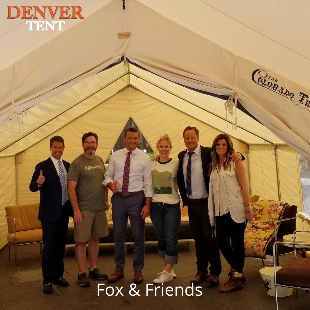 Great memory from a few years back #foxandfriends #denvertent #glamping #bestsafaritent