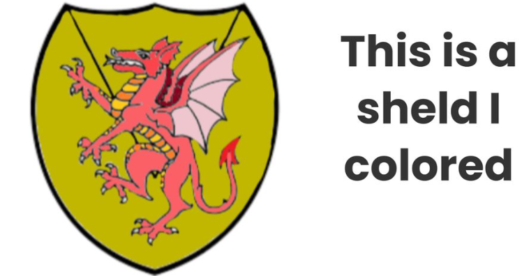 Room202021's tweet photo. @ChapterChatNZ I colored this shield 
Ashleigh https://t.co/pZTFb9QZRN