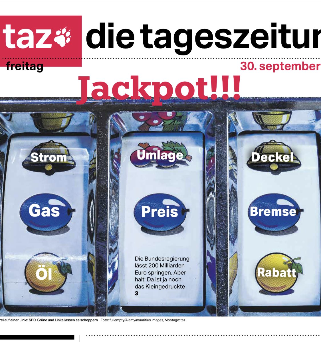 HCKirchner's tweet photo. Olaf knackt die Bank! 
#Jackpott ⁦@tazgezwitscher⁩ https://t.co/X1IrTcJ066