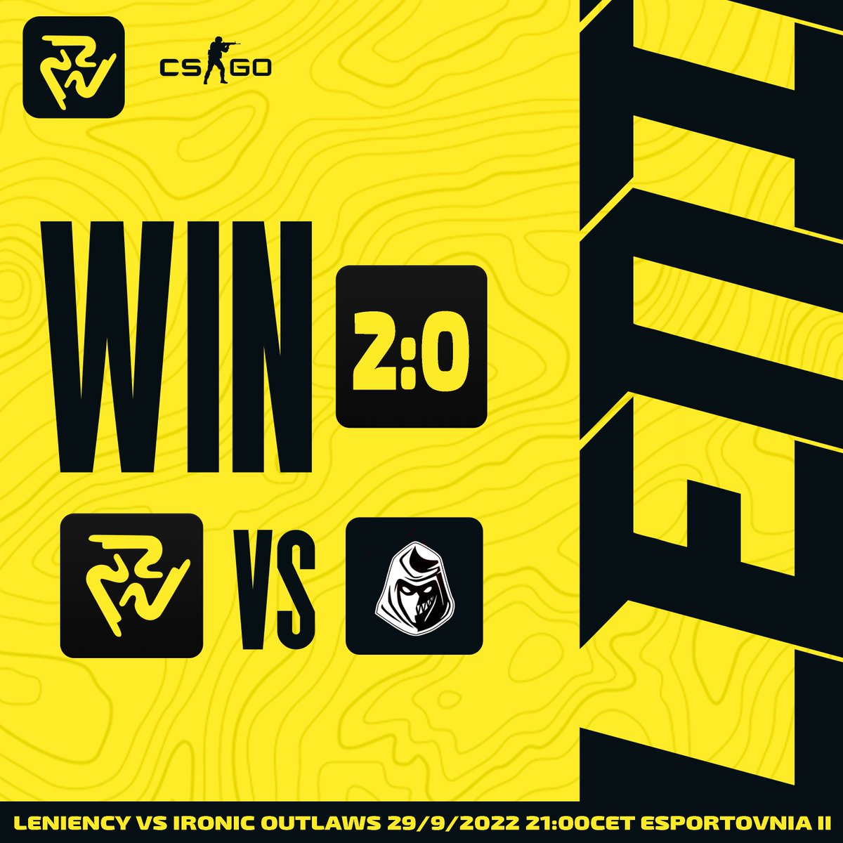 Leniencygg's tweet photo. Today we won 2:0 against @IronicOutlaws. 
Good Luck next time. https://t.co/wyuIWS7E4z