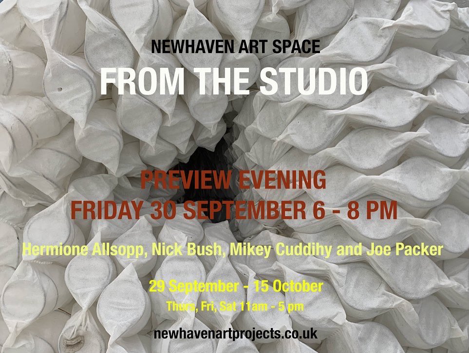Delighted to have co curated  this exhibition that brings four established Sussex based artists to Newhaven High Street - drinks tomorrow Friday at 6 - come say hello! Free access to art &amp; education for the community we have been working with in  #newhaven #art #sussex