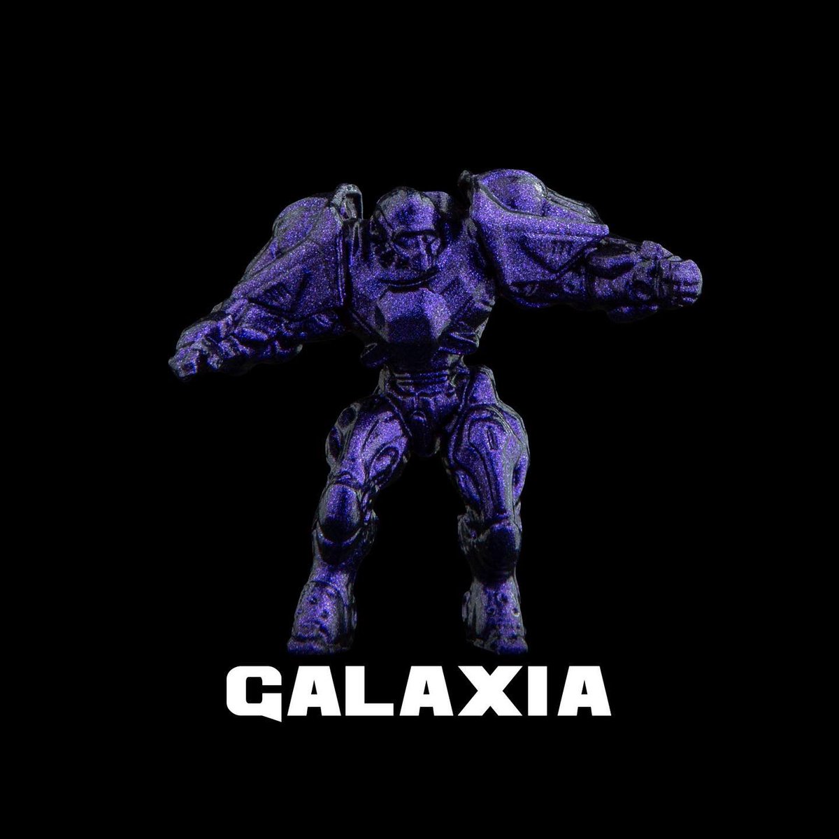 This week's Expansion 5 preview is of Galaxia! A deep purple, almost People Eater, facing color that transitions to black on the edges. Galaxia comes out on October 21st! Iron Golem model painted by <a href="/pabacha/">Kelly Anne Smith</a>