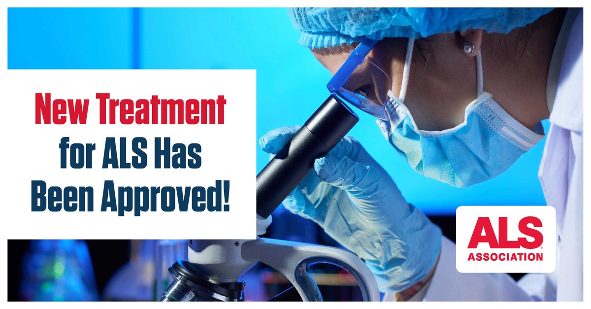 (1/2) BREAKING NEWS: <a href="/US_FDA/">U.S. FDA</a> approved AMX0035, a new treatment that has been shown to slow progression of #ALS and extend life. This is an amazing development in the fight against ALS, and a meaningful win for the entire ALS community who worked tirelessly to make this happen.