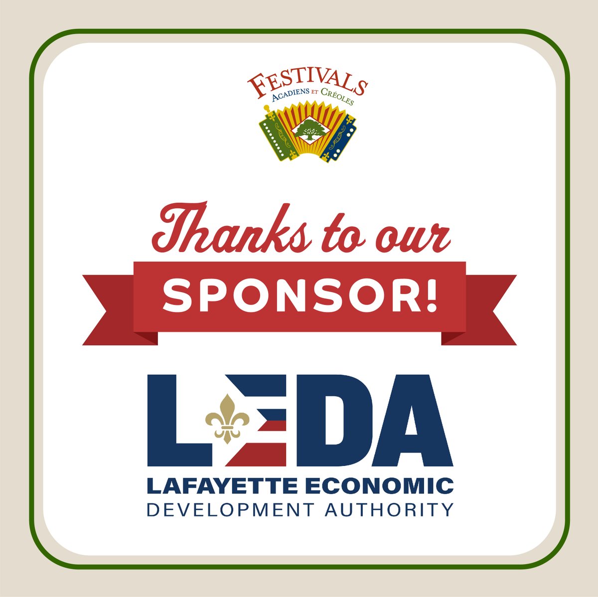 Sponsor Spotlights ✨ We would like to give a HUGE thank you to a few of our sponsors who have helped to make #FAetC2022 possible. Your generosity is very appreciated! #OnlyInLouisiana #LouisianaFeedYourSoul