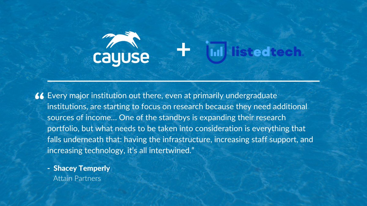 CayuseLLC's tweet photo. The 2022 ListEdTech Grant Management System Report is here! Check out our report summary to learn more about the past year's grant management systems trends and see how Cayuse continues to solidify its position as the eRA market leader. 

https://t.co/I6y6xOH4My https://t.co/eRaJyx0wkP