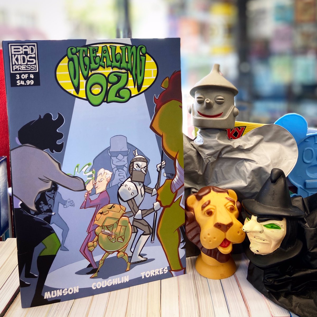 Issue 3s of FRANKENROCKER &amp; THE JAILBAIT PUNKS and STEALING OZ are both in stores this week!