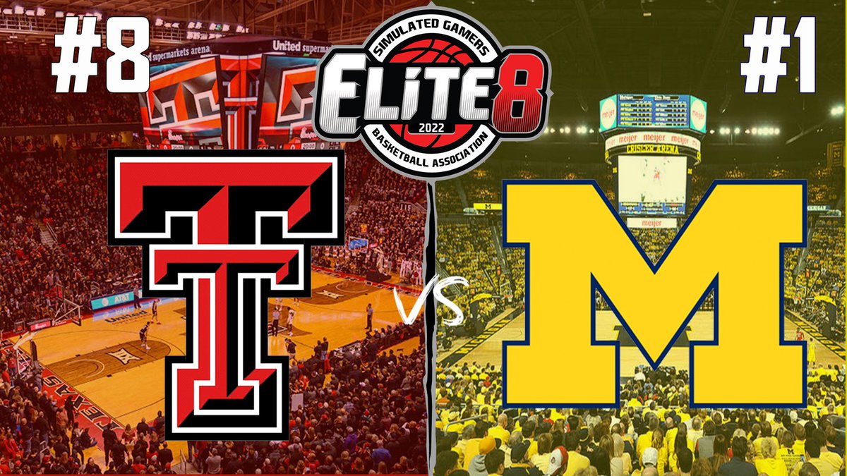UDMSGBA's tweet photo. @SGBA2K Tonight we wrap up the Elite 8 tonight with #1 Michigan vs #8 Texas Tech at 9pm est. Check out the POTY Marshall Law paired with SF Coy Ellis and PG Jacob Aqua to see if they can keep the perfect season going into the Final Four. https://t.co/4uiFjc1gjw