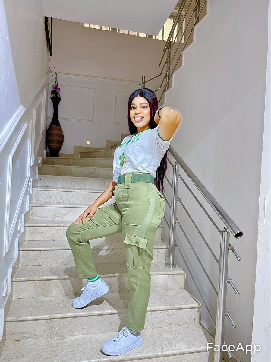 iambukumi's tweet photo. Blessing your timeline with this pretty pics 
Lagos corper 😍😍😍😍✨✨✨ #nysc #nyscdiaries #lagoscorper #Givenchy #AdekunleOlopade𓃵 #nyscnigeria #lovely #fyp https://t.co/aygkRI1T9c