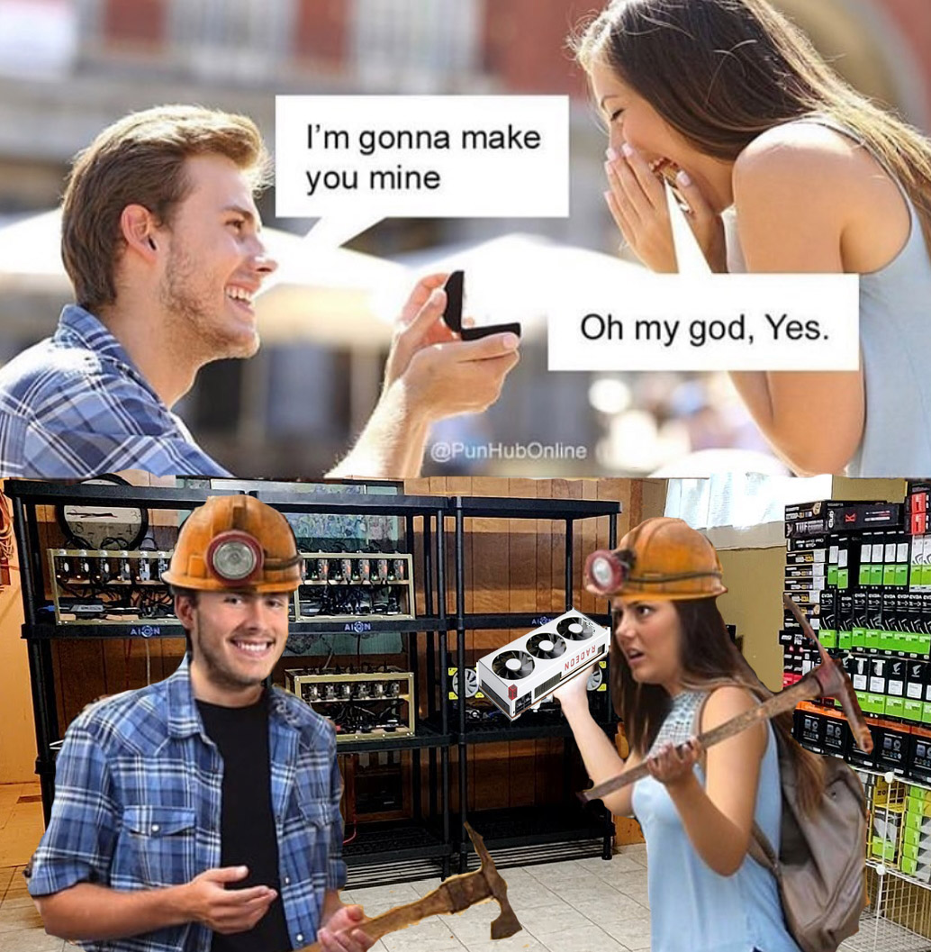 suckcoin_io's tweet photo. WASSUP SUCKER MINERS ⚡️
This #antmainer is a badass, isn't it?
$kda will be on god damn fire 🔥
Oh, and btw- SHE SAID YES !! 💍💍💍 https://t.co/f0eda2zMS7