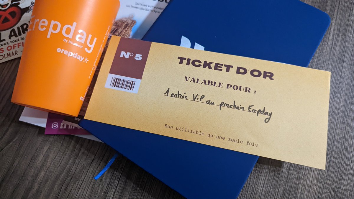 <a href="/erepday/">Erepday</a> Loin de moi l'idée de faire rager quique ce soit ici... mais je suis déjà inscrit à l'#erepday 2023 ! 🤷‍♂️😎

Merci 🫶 #GoldenTicket 🎫