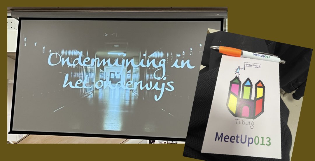juuddith's tweet image. Dankjewel @Meetup013 voor deze zeer interessante, enigszins angstaanjagende en toch ook fijne avond. Ik heb weer wat bijgeleerd over ‘Ondermijning in het onderwijs’ en weet nu zeker: hier moeten wij in het onderwijs inderdaad ‘iets mee’. Ik ga er zeker mee aan de slag.