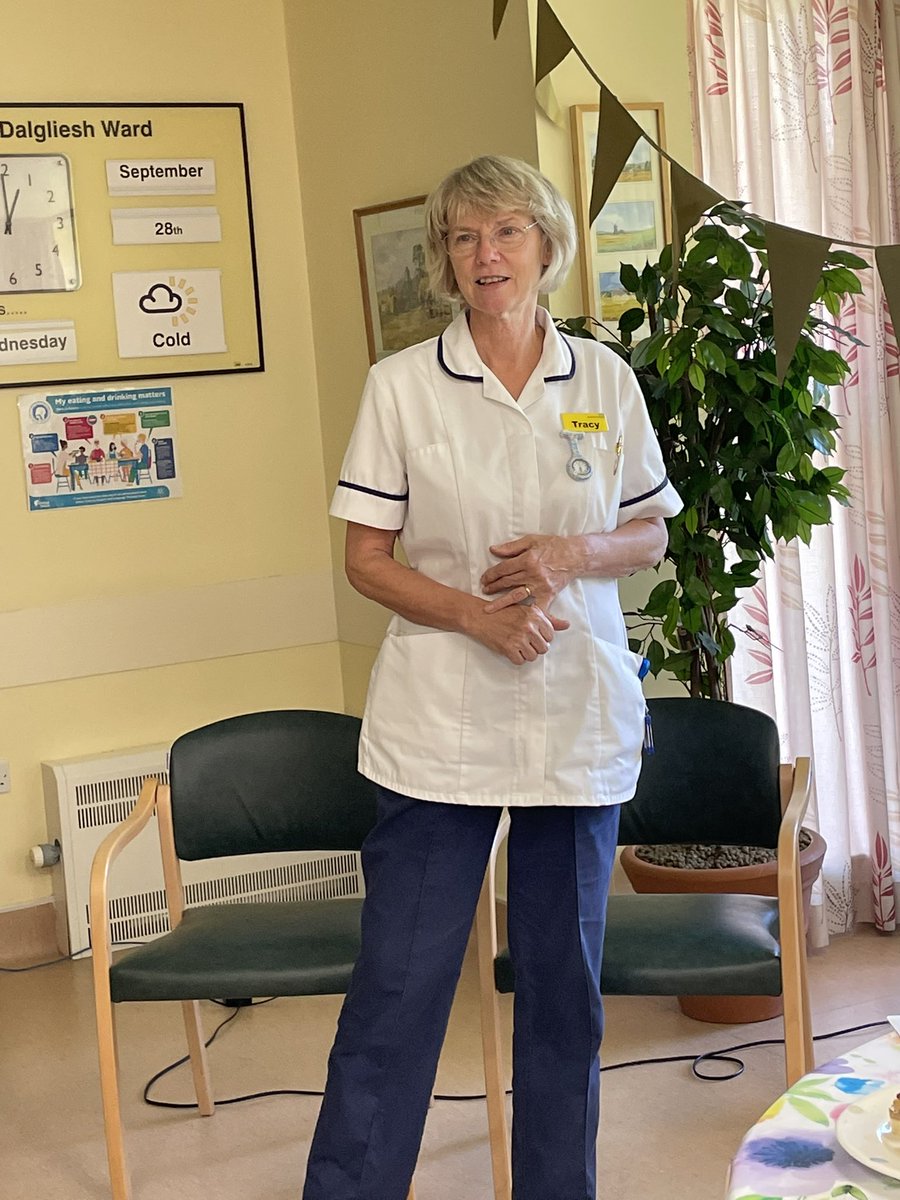 Today we said goodbye to our wonderful long serving physiotherapist Tracy. We wished her all the best in her retirement and thank her for an outstanding 40 yrs of service to the NHS! 👋🏽🙌🏽💙<a href="/HansaVaria/">Hansa Varia</a> <a href="/lisafarmer1966/">Lisa farmer</a> <a href="/SteeleMand/">Mandy Steele</a> <a href="/ClaireTurvey/">Claire Turvey</a> <a href="/Sam87397248/">Sam Branston</a> <a href="/CHSInpatientLPT/">CHS Inpatient Wards</a>