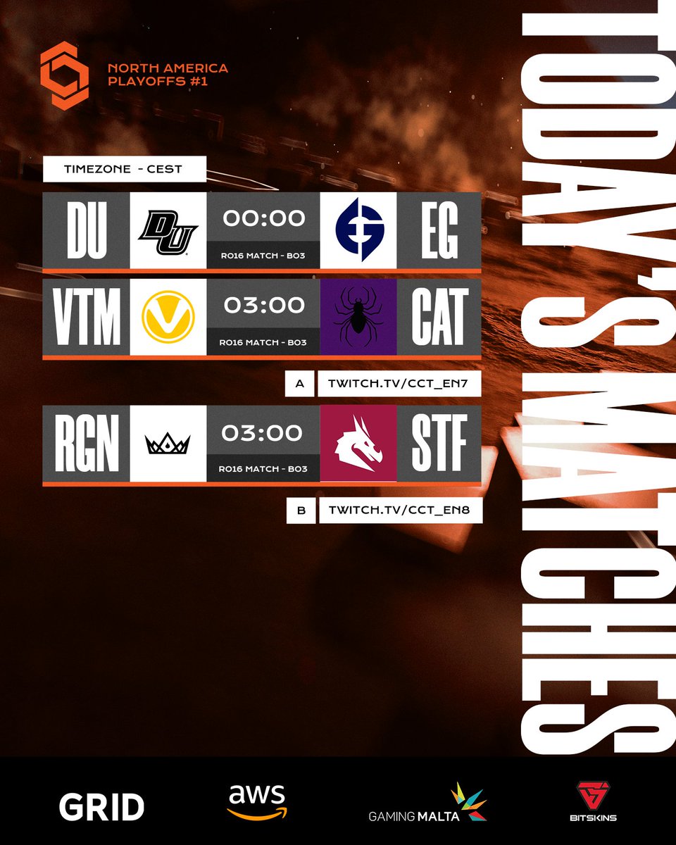 CCT_CS's tweet photo. 🔥EVIL GENIUSES ARE IN THE HOUSE!

⚡️The fight for Quarterfinals in the #CCT North America Online Series #1 is about to begin!

📺 https://t.co/BdB159TTF1
📺 https://t.co/lcyh7yOQoE https://t.co/hAEDOY4gxe