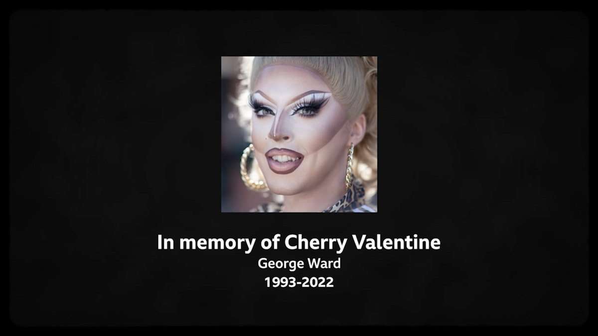 Tonight's #DragRaceUK episode is dedicated to our sister Cherry Valentine.❤️