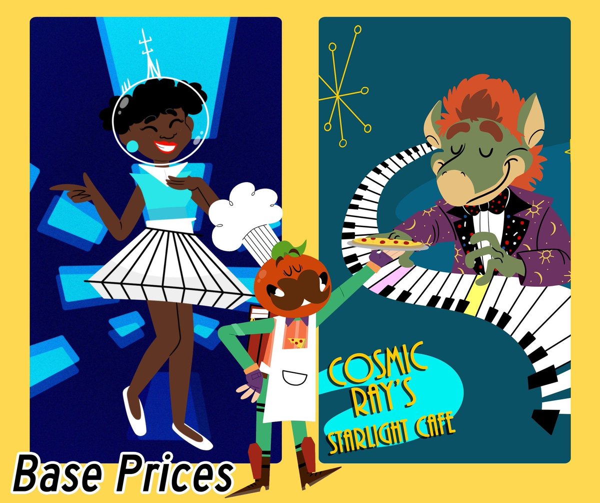 And my regular comms are open right now too, starting at $35! I have two pieces in my queue right now but turnaround is likely 2-4 weeks for these... DM for more info and specific pricing 