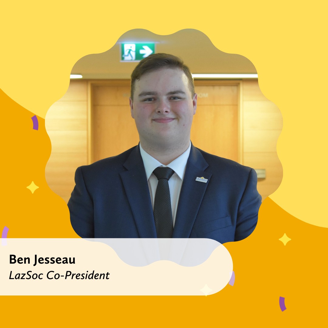 LazaridisSchool's tweet photo. “This is going to be a foundational year for @LazSoc and our chance to set new precedents and leave a lasting impact,” shared Ben Jesseau, third-year BBA student and 2022/23 LazSoc co-president https://t.co/vfZXGsM9qS https://t.co/BpmVso5N7W