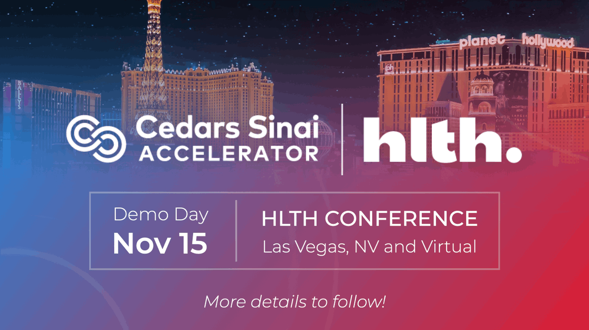 Demo Day is right around the corner! Join us as all 10 health-tech startups showcase their solutions and the work they've achieved in the Accelerator Program. More details, as well as a livestream link to the presentation, will be posted soon!

#CSaccelerator #DemoDay