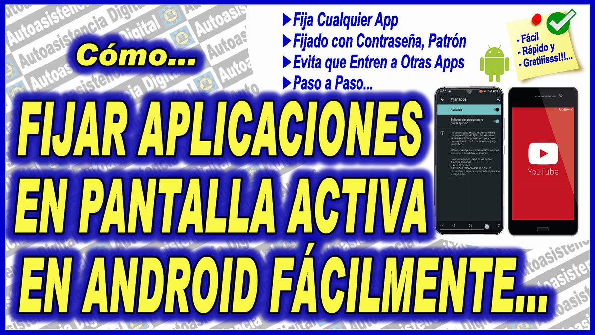 Como Fijar Aplicaciones En Pantalla Activa de Android – Autoasistencia Digital autoasistenciadigital.com/fijar-aplicaci… a través de <a href="/AutoasisDigital/">Autoasistencia Digital</a> #AnclarAPP #FijarApp #Android #AndroidTips
