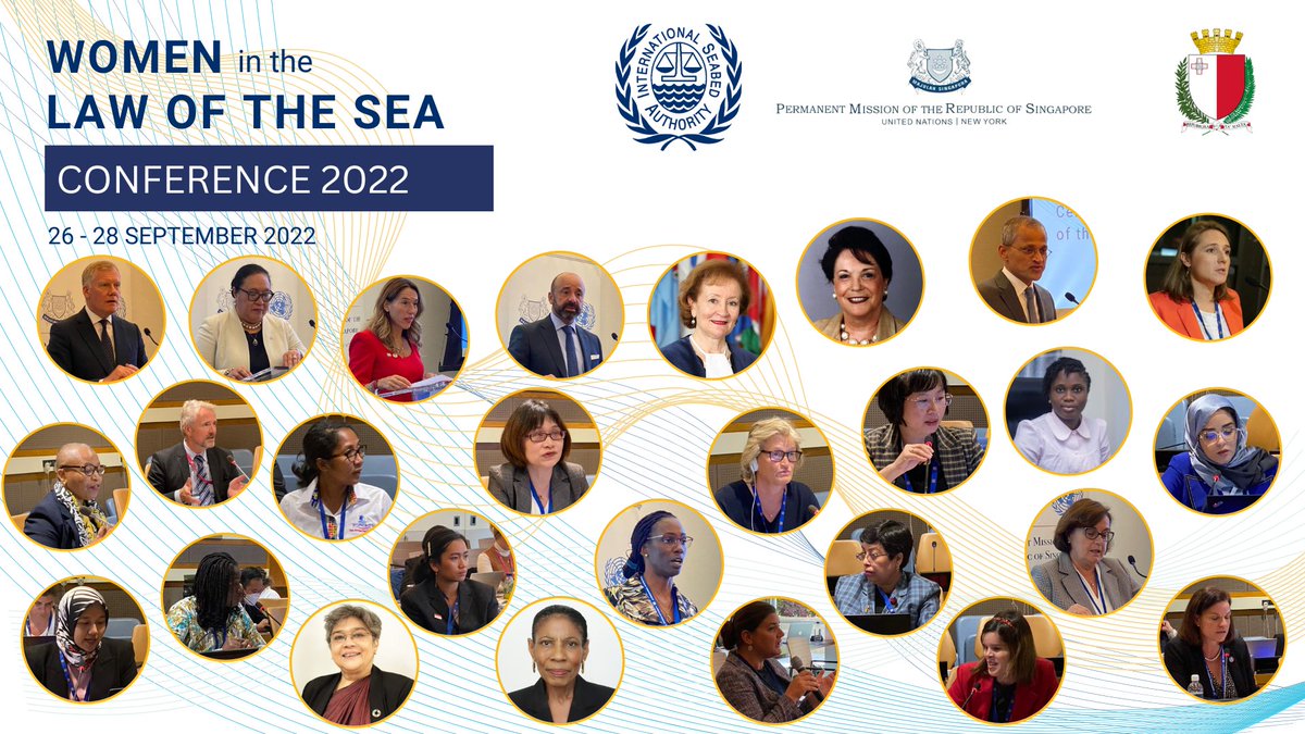 Yesterday, the first-ever Women in the Law of the Sea Conference ended after three days of thought-provoking presentations and discussions on the empowerment of women in the law of the sea, marine sciences and ocean affairs: bit.ly/3URvado #WILOSConference #UNCLOS40