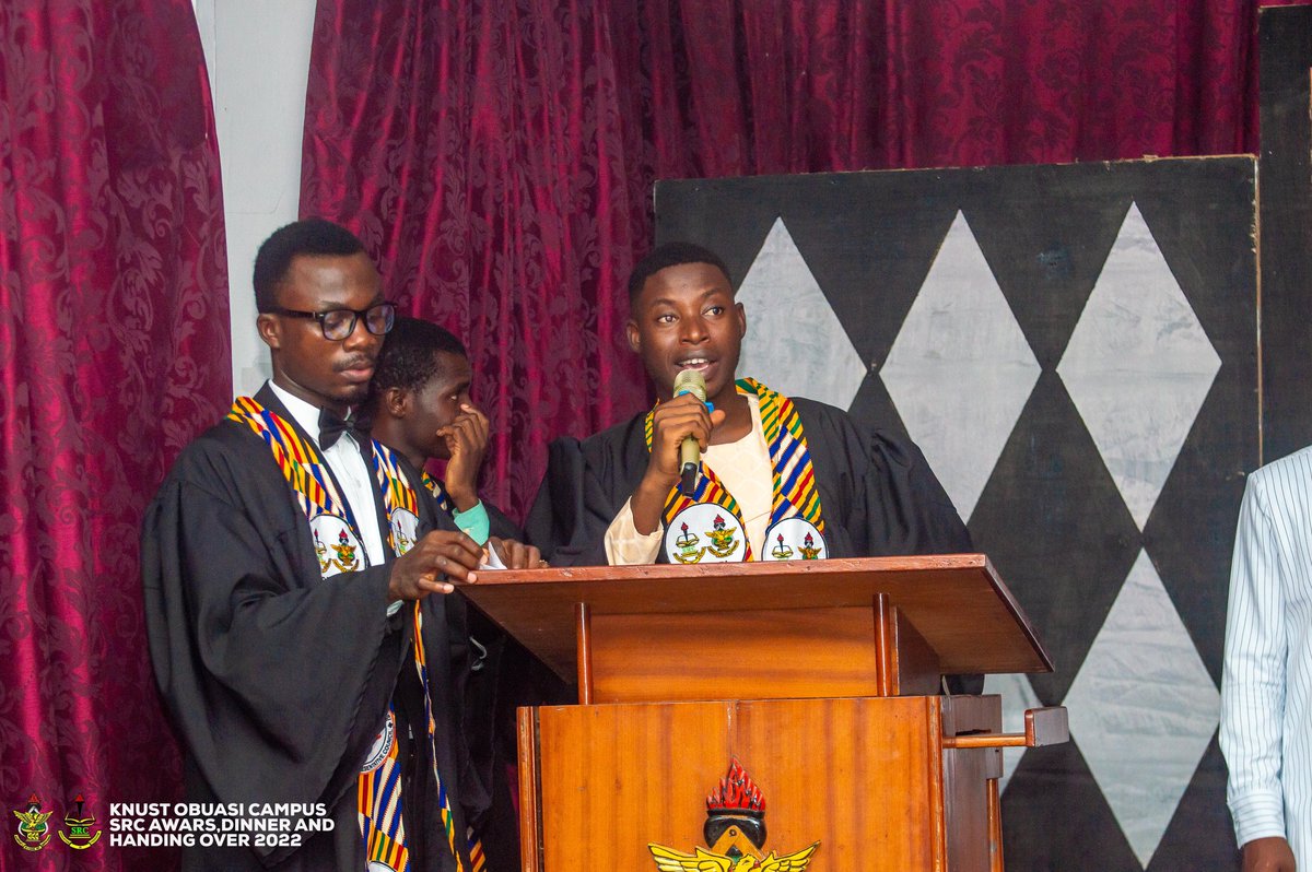 PaschalAkotia's tweet photo. Over the weekend, I was sworn in as chairperson of the Judicial committee of the KNUST Obuasi SRC for the 2022/2023 academic year. I in turn swore in elected executives of the SRC in my capacity as Judicial Chairperson. 
To thee we made a solemn vow!🙇
For God and country 🇬🇭 https://t.co/6gz4om3shF