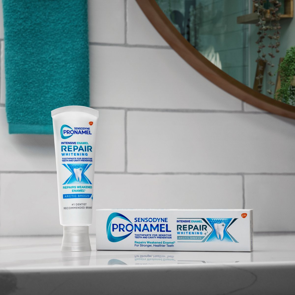 What are some of the benefits when you brush with #Pronamel? 💪 Strengthens acid-weakened enamel 💎 Helps lock in minerals into enamel 🪥 Freshens breath ❄️Provides sensitivity relief and lasting sensitivity protection