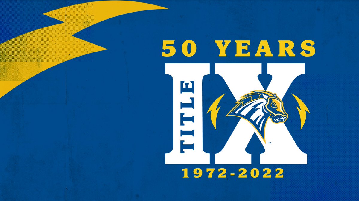 UNewHavenATH's tweet photo. Ahead of a weekend full of games honoring the 50th anniversary of the passing of the landmark Title IX legislation, Check out @Jim_Fuller1's latest feature story highlighting a number of our women's student-athletes #ChargeOn  

🔗 https://t.co/VxHLWELeTm https://t.co/tszNE9yd62