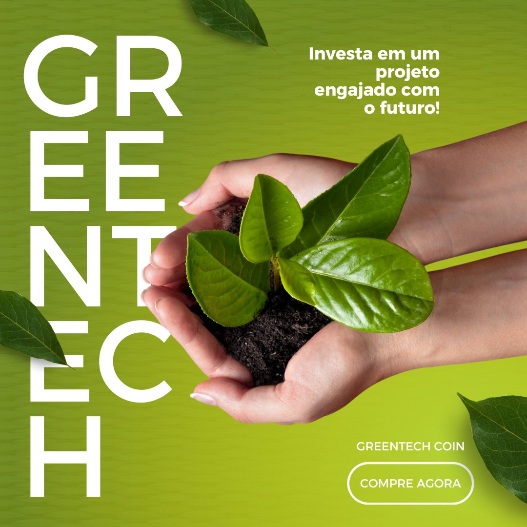 Gtechcoin's tweet photo. O projeto Greentech Coin, concede aos #holders em #Stake 30% dos lucros da empresa e também uma porcentagens das taxas de compra e venda do #token. Além disso, nosso maior objetivo é, através das vendas de crédito de carbono, investir em projetos que auxiliam o meio ambiente! https://t.co/BWFafrMOcd