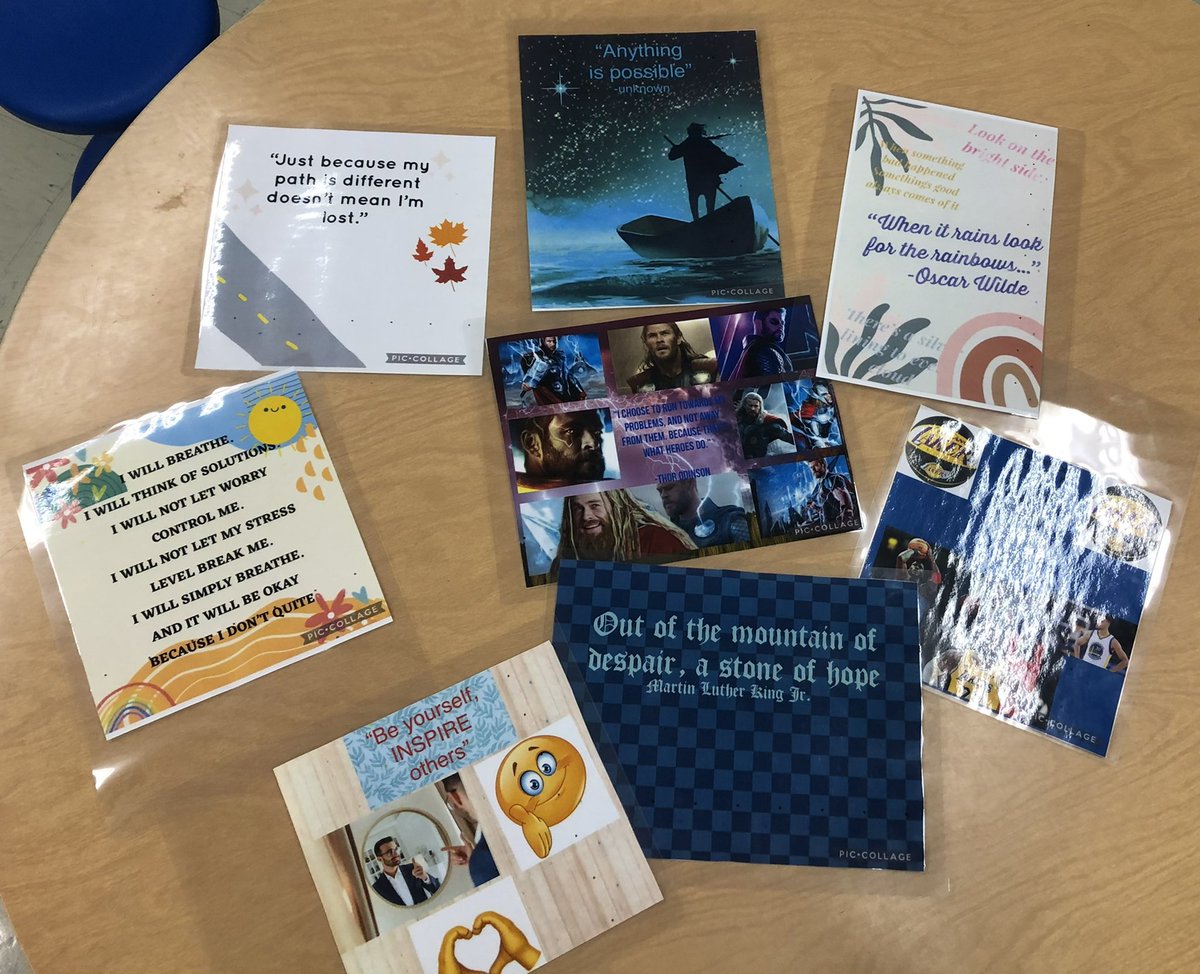 MrGambleC4S's tweet photo. Thanks to Ms. Banks from the Safe Schools team for visiting our @c4sHWDSB classroom and doing an amazing lesson on inspirational quotes. The students were super proud of their posters! @HWDSB @HWDSB_WeHelp https://t.co/8ADw5nGx7J