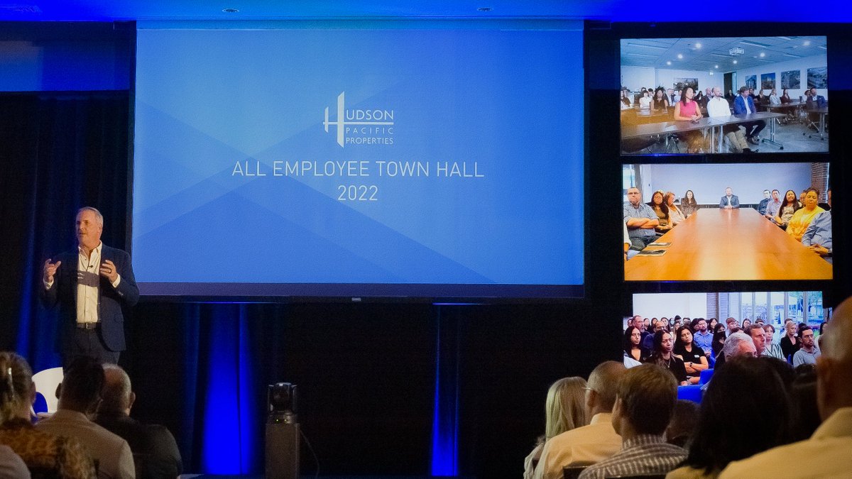 VictorColeman's tweet photo. Last week we held an all employee town hall where each region gathered together and we all connected over a live broadcast. Our @HudsonPPI employees had great questions and I enjoyed sharing my perspective and hearing from our regional leaders! https://t.co/RxWqpJZOEW