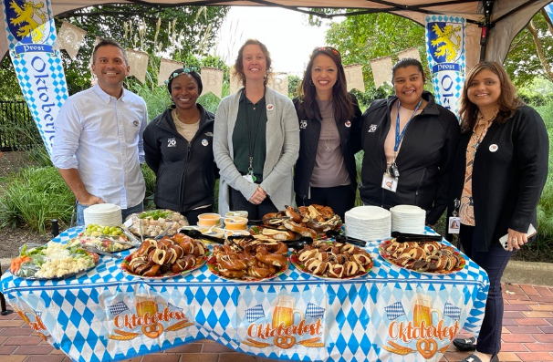 IntraFi's tweet photo. We had a blast celebrating Oktoberfest with some delicious German pretzels, strudels, and festival-style games!
Can you guess who won the ‘best dressed’ contest?
#BestPlaceToWork #IntraFi https://t.co/0uGqU4Lwq7