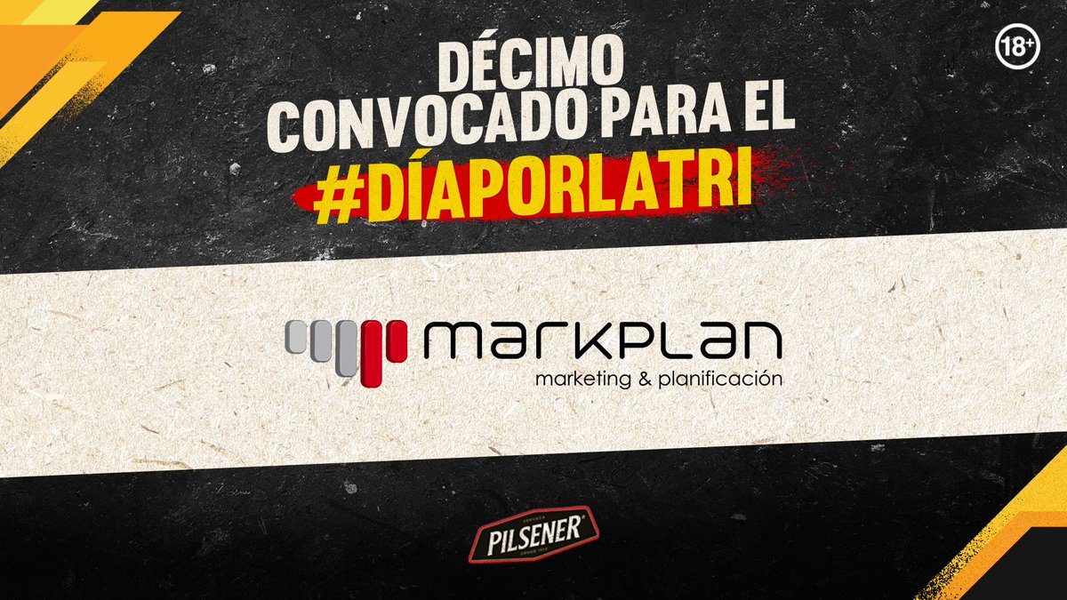 ¡A planificar esas jugadas porque nuestro equipo está casi listo! 🎉

Qué gusto que sean parte del #DíaPorLaTri 💛💙❤️ <a href="/MKPpublicidad/">Markplan</a>