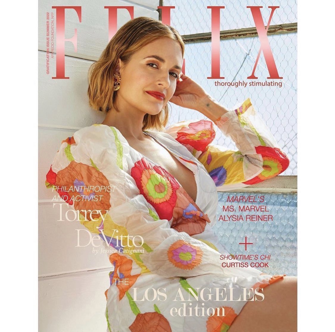 ⁦@TorreyDeVitto⁩ looks stunning on the cover of ⁦<a href="/FelixMagazine/">Felix Magazine</a>⁩ Summer issue for the LA edition.