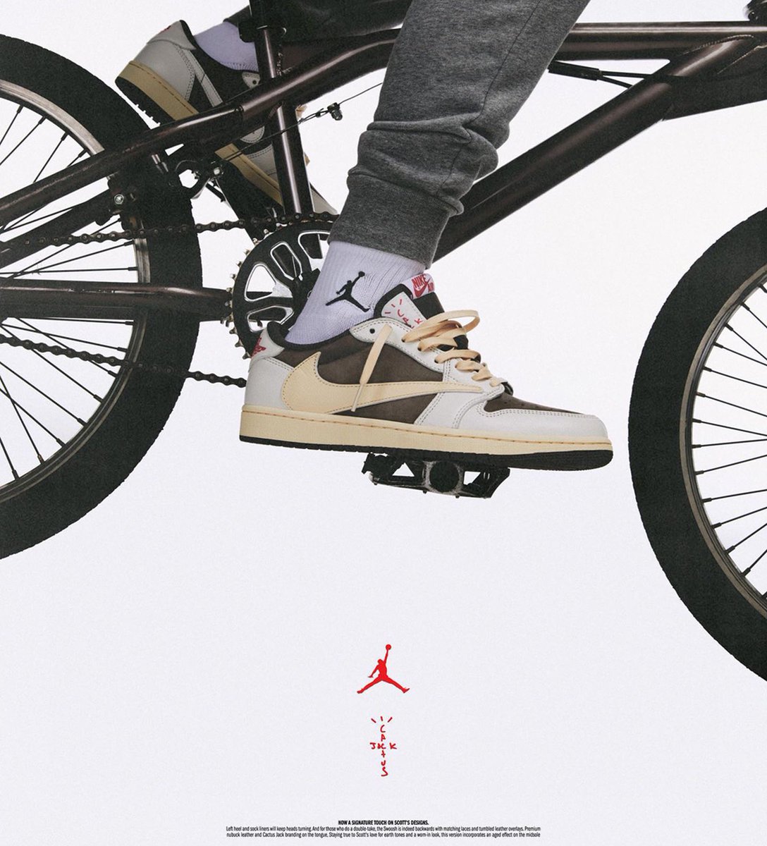 Nike’s CEO reports that the recent Travis Scott x Air Jordan 1 Low had the most entries in SNKRS app history 🔥🤯