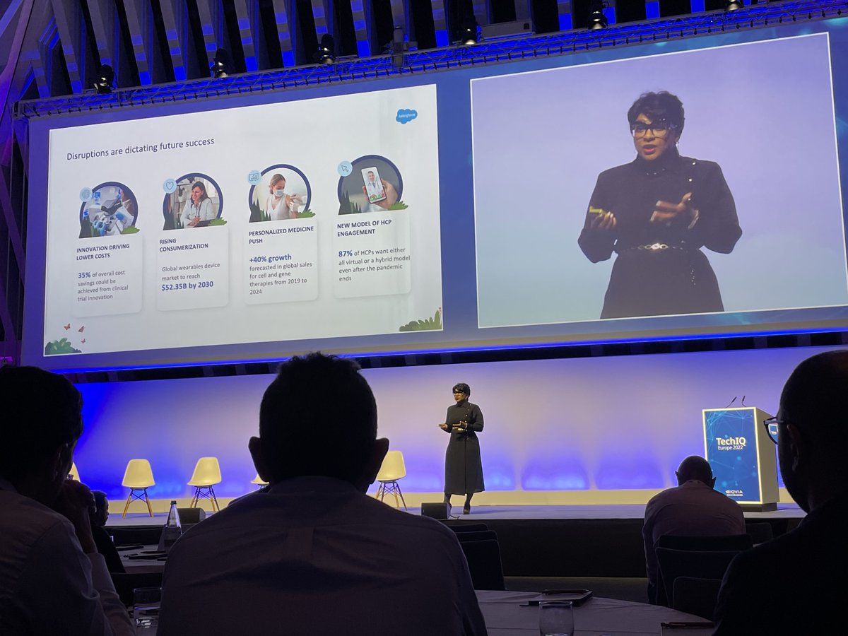 LaShondaInTech's tweet photo. Thank you to @IQVIA_global for inviting me to share our perspective on health equity and the future of health at #TechIQ22 this year. To my fellow industry leaders, thank you, for sharing your views on how we will advance health, together. #health #technology https://t.co/bD74Tq3Yyp
