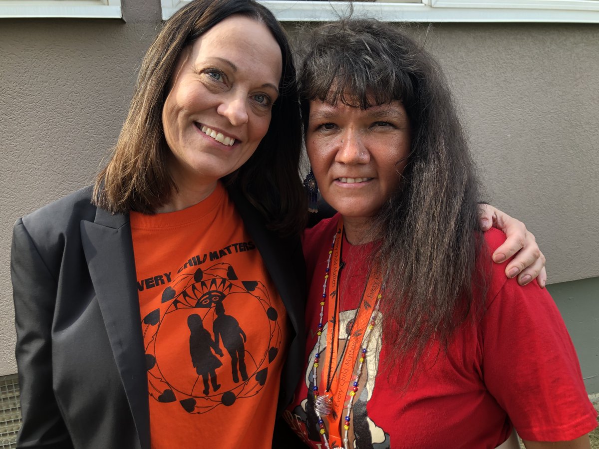 Kamloops_SD73's tweet photo. A huge thank you to Rae Bennett for her courage and presence in a moving presentation to the School Board Office for National Day for Truth and Reconciliation. 🧡 https://t.co/a9DL2dPn62